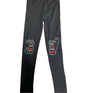 Girls Cat Leggings